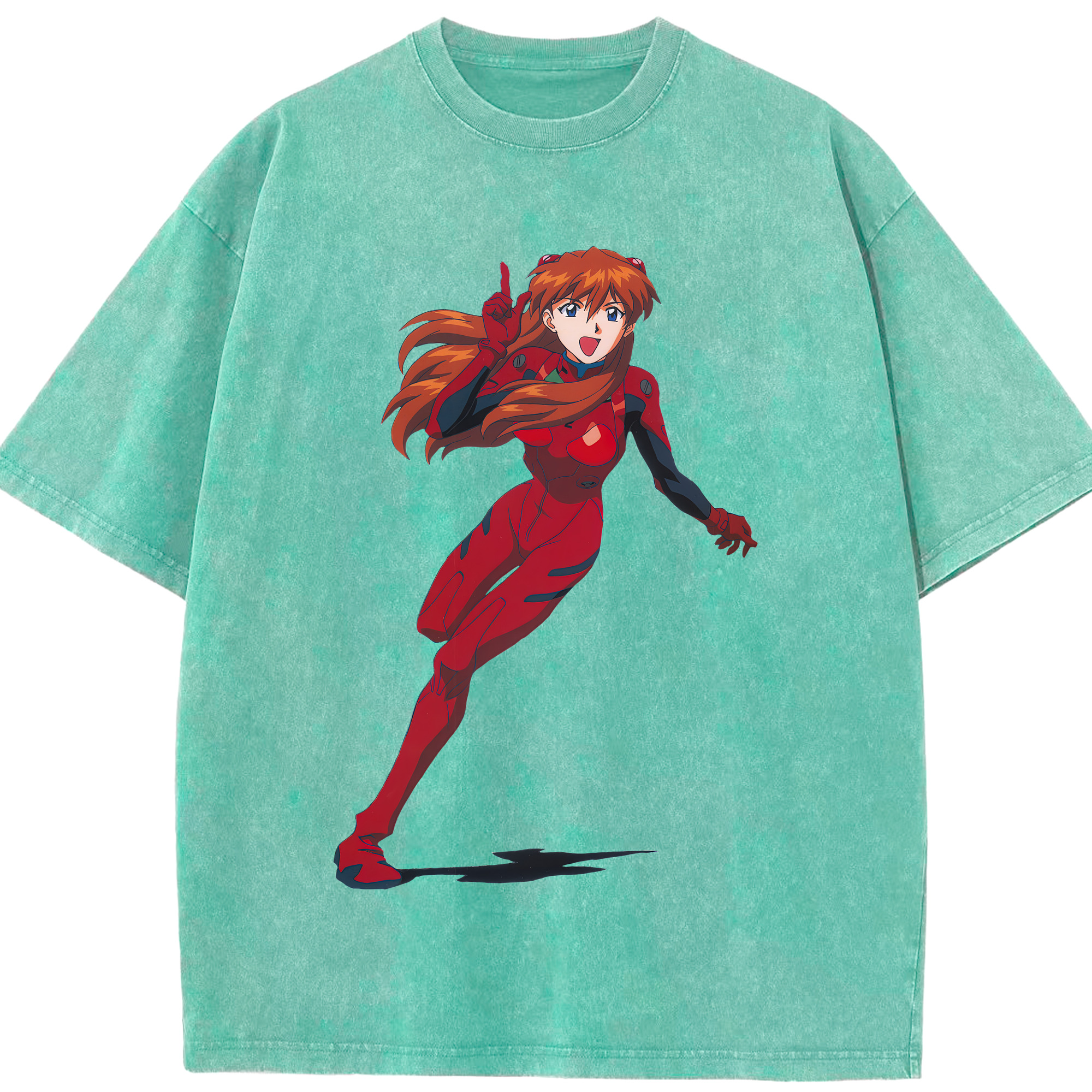 （画像用） EVA 新世紀エヴァンゲリオン 綿100% ヴィンテージ風 半袖Tシャツ（フロントプリント）